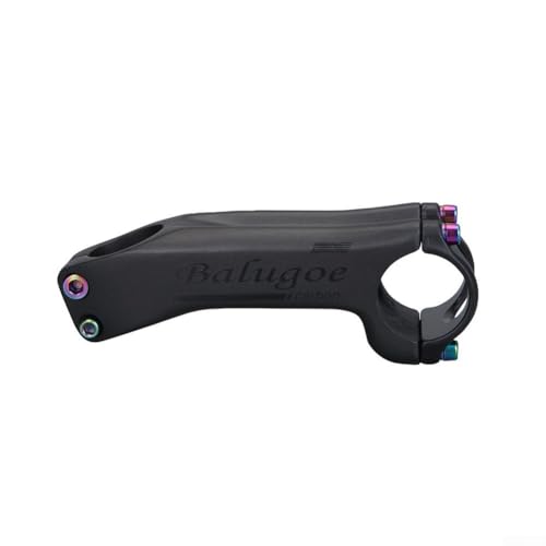 Ergonomischer Karbonfaser-Vorbau, 31 mm, 8 mm, ideal für Mountainbikes mit innovativem Frontabdeckungs-Design für Stabilität (17 Grad, 80 mm) von Tidevib