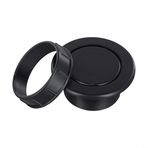 Essential 3-teiliges Schirmloch-Set, perfekt passend für Standard-Tischschirmstangen (schwarz) von Tidevib