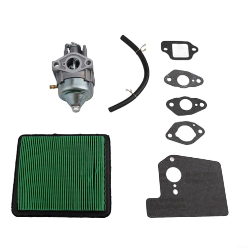 Für Honda Vergaser 16100Z8B901 für GCV160LA0 GCV160LA1 HRR216K10 Kompatibel mit HRR216K9 PKAA VKAA HRS216K5 PKAA VKAA Motoren mit Kraftstoffleitung Luftfilter und Dichtungssatz von Tidevib