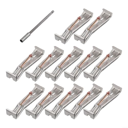 Funktionale 12,7 cm Dachrinnen-Clips mit eingesetzten Schrauben für effektive Wartung Ihrer Dachrinnen Funktionale 12,7 cm Dachrinnen-Clips mit eingesetzten Schrauben für effektive Wartung Ihrer Dachrinnen von Tidevib
