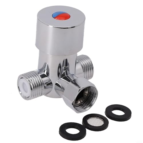 G12 Automatischer Wasserhahn Thermostat-Mischventil Einstellbare Temperaturregelung G12 Automatischer Wasserhahn Thermostat-Mischventil Einstellbare Temperaturregelung von Tidevib