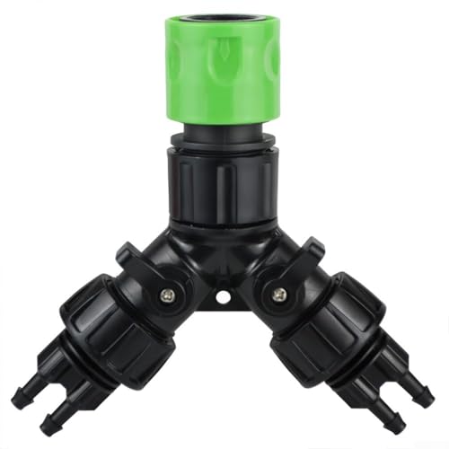 Gartenbewässerungsadapter-Set, 2 Stück, Tropfbewässerung, Wasserhahn-Anschlusslösungen (eine von vier) von Tidevib