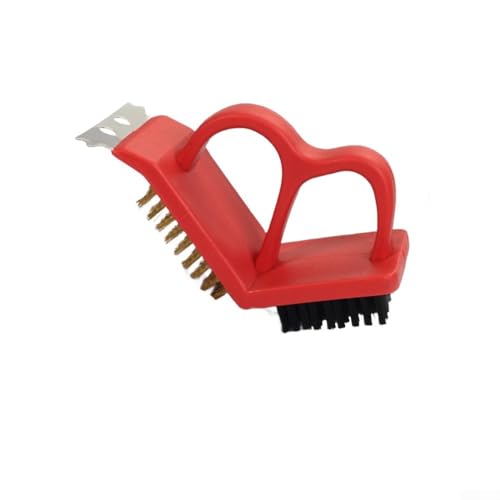 Grillbürste aus Kupferdraht und Kunststoffborsten zur gründlichen Reinigung von Grills, Töpfen, Schüsseln und Tellern in der Küche oder im Freien Grillbürste aus Kupferdraht und Kunststoffborsten zur gründlichen Reinigung von Grills, Töpfen, Schüsseln und Tellern in der Küche oder im Freien von Tidevib