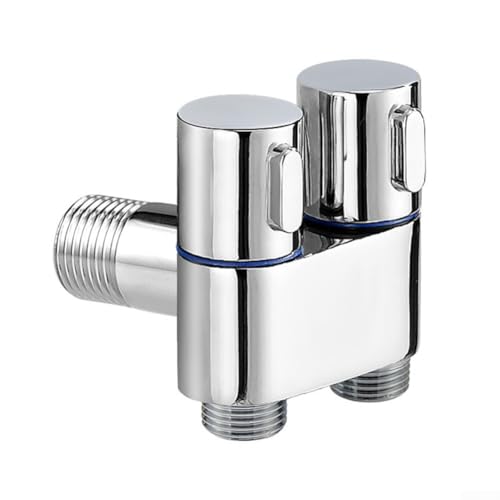 Hygienische Lösung für das Badezimmer, verstellbarer Druck, Toiletten-Bidet mit einfacher Steuerung und Doppelauslass-Design (Winkelventil) von Tidevib