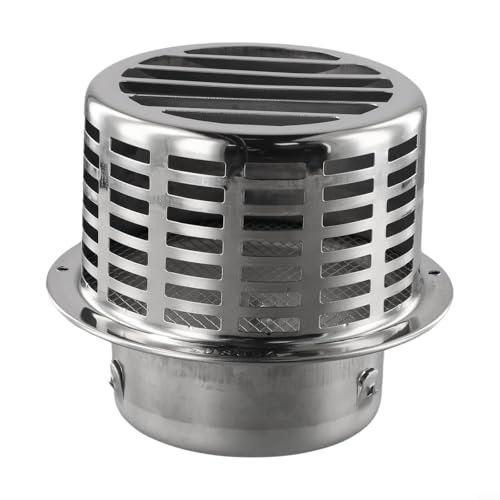 Innovatives Federsteg-Design auf Edelstahl-Kamin für einfache Installation (110 mm) von Tidevib