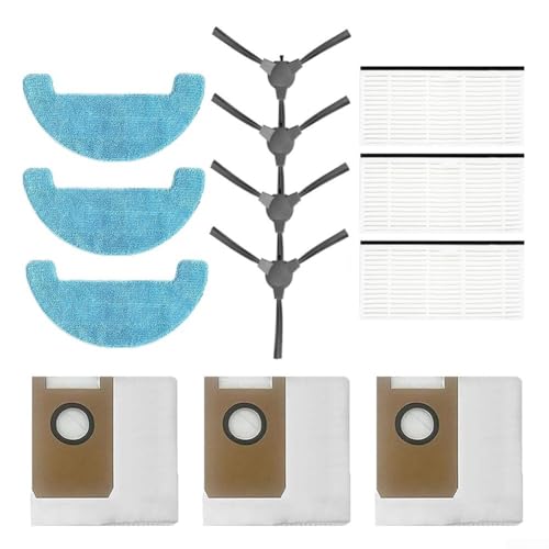 Komplettes Staubsaugerteil-Set für Loorow AT800 4 Seitenbürsten, 3 Filter, Wischmopp-Pads und Staubbeutel Komplettes Staubsaugerteil-Set für Loorow AT800 4 Seitenbürsten, 3 Filter, Wischmopp-Pads und Staubbeutel von Tidevib