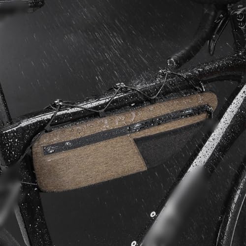 Leichte 1 6L Fahrrad-Unterrohrtasche zur Verbesserung des Fahrerlebnisses ohne Beinkontakt (grau) von Tidevib