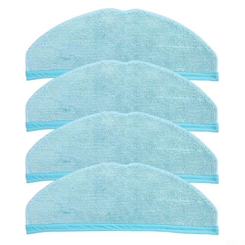 Mikrofaser-Wischmopp-Ersatztücher für Homerun Robotermodelle XU7100/01, XU7100/02 Easy Swap Mop Pads (4 Stück) von Tidevib
