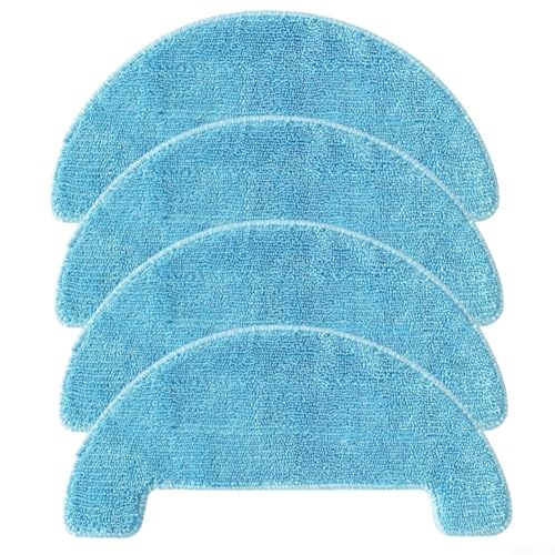 Mikrofaser-Wischmopp-Pads, perfekte Passform für Cybovac Modelle E20, E30 und E31 (4 Stück) von Tidevib