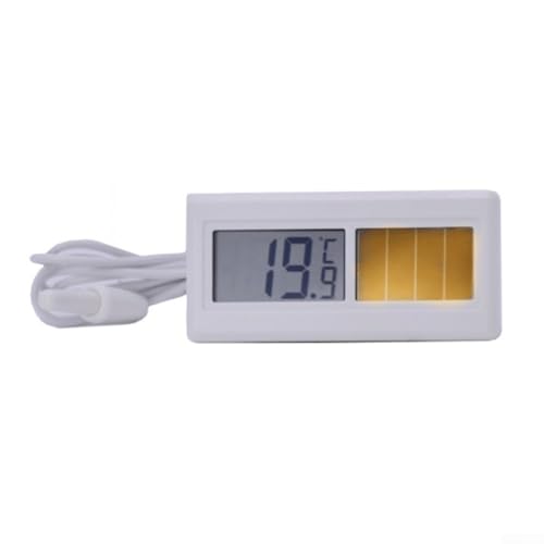 Mini Solar Thermometer Sensor Digital mit LCD Display und 1 Meter Kabel für Temperaturbereich 50 bis 70 Grad Celsius Geeignet für verschiedene Umgebungen von Tidevib