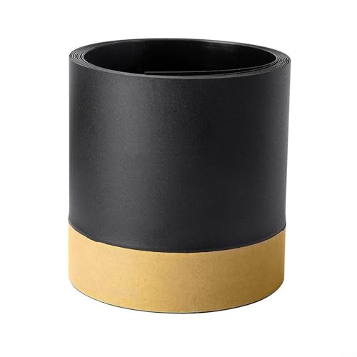 Möbel-Blockerleiste für unter Sofa oder Bett, aus PVC mit Fiberglas-Netz für sichere Haftung, verhindert, dass Müll unter Möbeln mit geringem Abstand eindringt (schwarz) von Tidevib