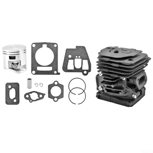 Motorzylinder-Kolben-Set mit Dichtungen, Handschuhen, kompatibel mit FS240 FS240C FS240R FS240RC FS360C FS361C Motorsense, Reparatur-Teilenummer 4147 020 1206 von Tidevib