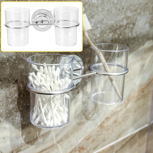 Organizational Suction Cup Toothbrush Holder Set for a Neat Bathroom Look Organizational Suction Cup Toothbrush Holder Set for a Neat Bathroom Look von Tidevib