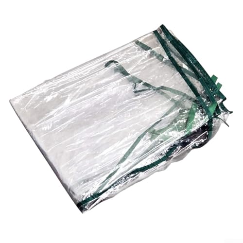 PVC-Gewächshausabdeckung für starken Pflanzenschutz, Frostschutz, für begrenzten Platz im Garten und Balkon (transparent) von Tidevib