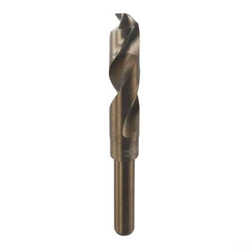 Professioneller HSS-Kobalt-Bohrer, 18 mm, reduzierter Schaft, für schnelles Bohren in Metall und Holz, stark und verschleißfest von Tidevib