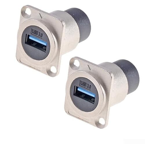 Quick Install USB 3 0 D Type Female Coupler Designed to Enhance Your Device Connectivity (Sliver) von Tidevib