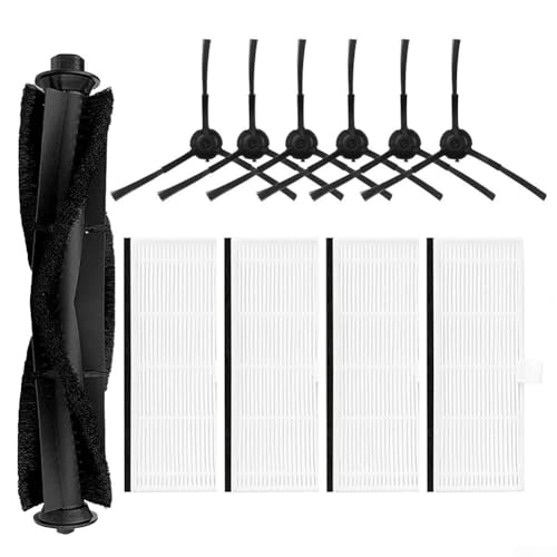 Roboter-Staubsauger-Seitenbürsten und Rollenbürstenfilter für iHRV6 iHRV14 erhalten Spitzenleistung mit regelmäßigem Austausch (A) von Tidevib