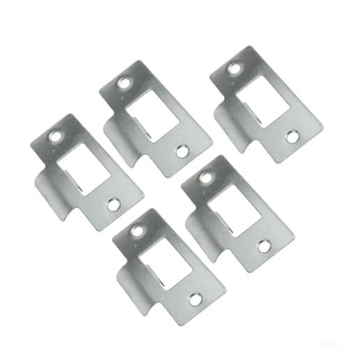 Robuste 510 Stück röhrenförmige Riegel-Ersatz-Streikerplatten für Türwartung (10 Stück) von Tidevib