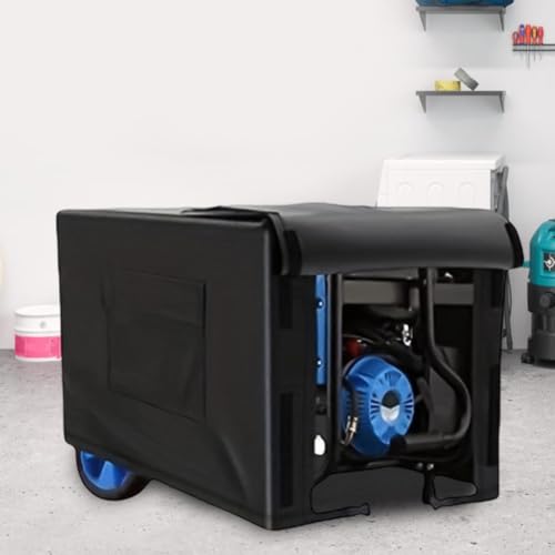 Robuste Generatorabdeckung mit praktischen Funktionen, Wetterschutz für Generatoren im Freien (82 x 61 x 61 cm) von Tidevib