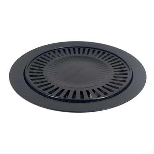 Robuste Grillplatte für Gasherd, Outdoor-Kochtablett für rauchfreies Grillen bei Picknicks und Partys von Tidevib