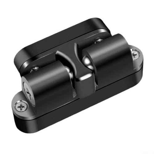 Robuster Türstopper aus Metall für sichere Türsteuerung (schwarz) von Tidevib