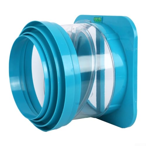 Rückschlagventil für Luftstromregelung, 200 mm Rohr für Dunstabzugshaube, stoppt Rauch und Rückfluss (blau) von Tidevib
