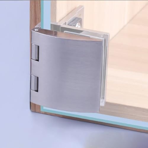 Rutschfeste Glastürscharniere für Weinschränke, Konstruktion mit eingebautem Positionierungsmechanismus und elegantem Finish (L) von Tidevib