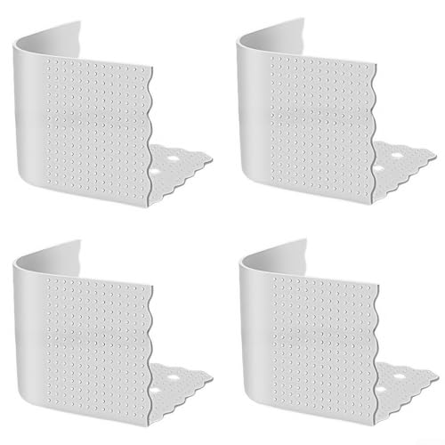 Rutschfeste Silikon-Eck-Bettlakenhalter-Clips Set von 4 für sichere Befestigung von Matratzen, Laken auf mehreren Bettgrößen (grau) von Tidevib