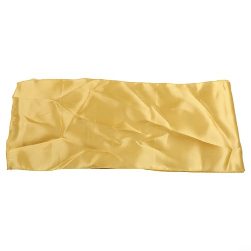 Schicker Satin-Tischläufer, verschönern Sie Ihre Veranstaltungsdekoration für Hochzeiten und Bankette (Gold) von Tidevib