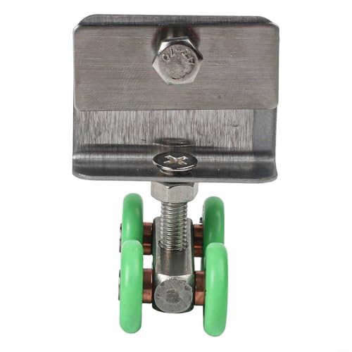 Schiebetürrolle mit Nylonrollen und Edelstahl-Hardware für nahtlosen Betrieb (4 Stück) von Tidevib