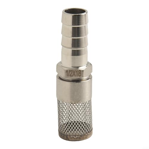 Schlauchstutzenfilter aus Edelstahl 304 für dauerhafte Filtration von Kraftstoff-Gas, 6 mm, 18 mm Größen (18 mm) von Tidevib