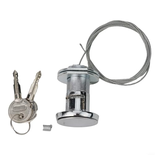 Sichern Sie Ihr Garagentor mit diesem Metall-Schnellverschluss-Set mit Schlüsselmechanismus für Türen ohne seitlichen Zugang Sichern Sie Ihr Garagentor mit diesem Metall-Schnellverschluss-Set mit Schlüsselmechanismus für Türen ohne seitlichen Zugang von Tidevib