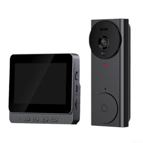 Smart Wireless Türklingel mit 4 3 Zoll Monitor und für sicheren Hauseingang Smart Wireless Türklingel mit 4 3 Zoll Monitor und für sicheren Hauseingang von Tidevib