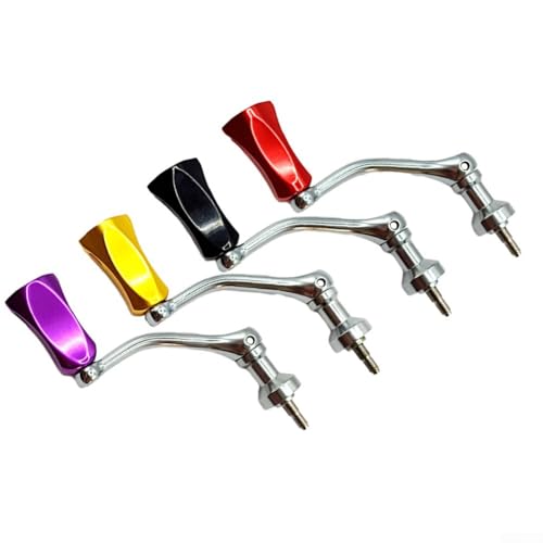 Spinner Reel Single Rocker Handle with Stainless Steel Bearings Compatible with Stella and VanFor (Purple) von Tidevib