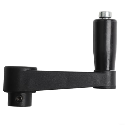 Stabile Handkurbel mit rundem Loch, 816 mm, für mechanische Geräte, entworfen für Komfort und einfache Bedienung (8 mm) von Tidevib