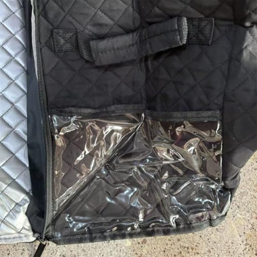 Staubschutz mit Geräteschiebern für Mixer, staubdichtes Design mit funktionalen Taschen für die Aufbewahrung von Aufsätzen (36 x 23 x 38 cm) von Tidevib