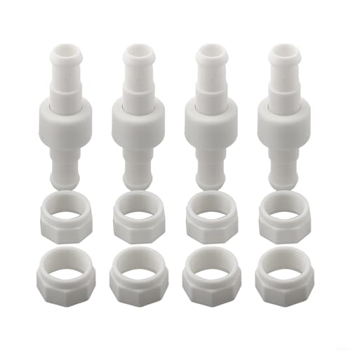 Tauchen Sie ein in die Reinigungseffizienz mit unserer Packung mit vier Schläuchen (D20) und Verbindungsmuttern (D15) für Top-Modelle von Tidevib