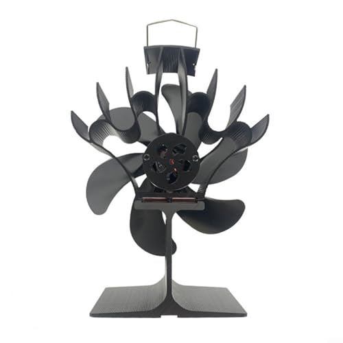 Tidevib 6 Flügel Ofenventilator Wärmebetriebener Holzofen Kaminventilator Leiser Betrieb für Wohnzimmer Schlafzimmer Kein Strom erforderlich Tidevib 6 Flügel Ofenventilator Wärmebetriebener Holzofen Kaminventilator Leiser Betrieb für Wohnzimmer Schlafzimmer Kein Strom erforderlich von Tidevib