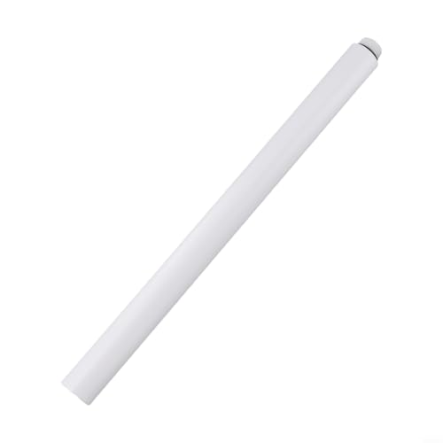Tidevib Dusch-Verlängerungsstange, 30 cm, 4 Finish-Optionen, korrosionsbeständiges Metall, platzsparendes Design für kleine Badezimmer (weiß) von Tidevib