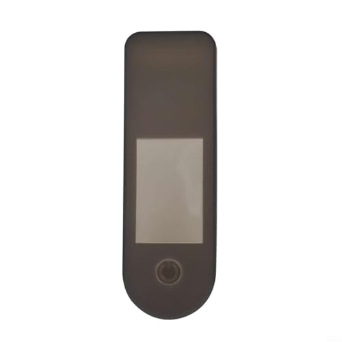 Tidevib Elektroroller Panel Abdeckung für Xiaomi 4 Pro 5 Pro Armaturenbrett Abdeckung Shield Silikon Display Schutz Panel Case Scooter Display Schutzfolie (Schwarz) von Tidevib