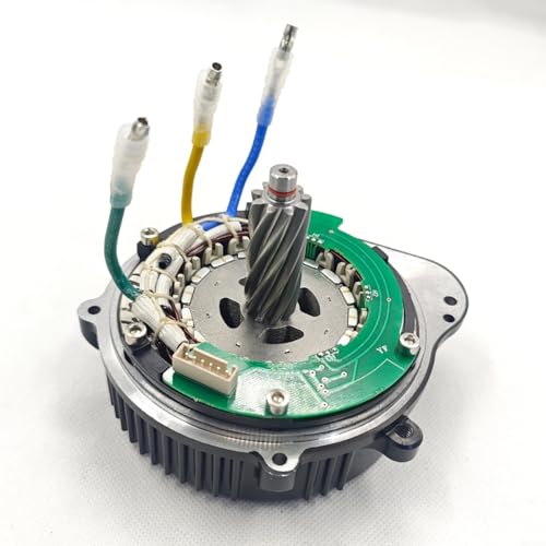 Tidevib Für Bafang 750W Antriebsmotor Ersatz-Kit für BBS02 Elektrofahrrad, Metallgetriebe-Set und Gummikordabdeckung für 8Fun Middrive Motor Controller Schwarz von Tidevib