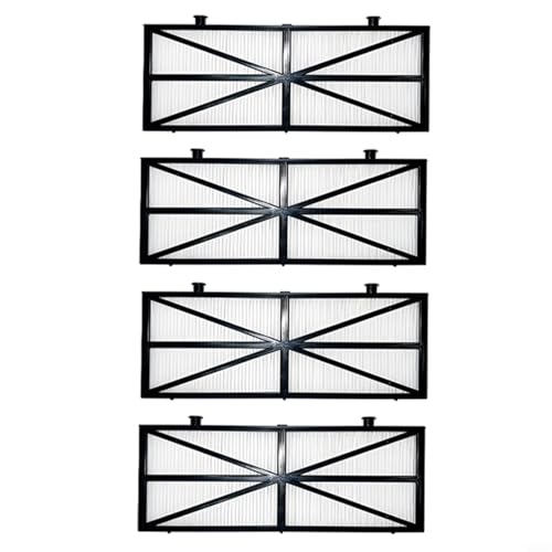 Tidevib Für Dolphin Poolreiniger Ultrafeine Ersatzfilterplatte 4 Pack Schwarz Weiß Kompatibel mit DX3 DX4 Robotic Pool Staubsauger von Tidevib