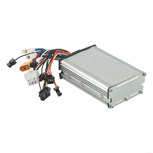 Tidevib Für Kugoo Elektroroller-Controller 48 V 20 A bürstenloses Motorsteuerungssystem mit TF100-Kabel für 25,4 cm E-Scooter Gehäuse aus Aluminiumlegierung (48 V 20 A Controller) von Tidevib