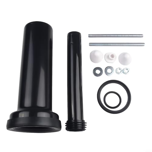 Tidevib Gummi-Pfannen-Anschlussrohr-Set, 300 mm, für WC-Spülkasten, Rahmen für Duofix H112, H98, H82, mit 90 mm Anschluss, 45 mm Bündig-Verlängerungskegel Tidevib Gummi-Pfannen-Anschlussrohr-Set, 300 mm, für WC-Spülkasten, Rahmen für Duofix H112, H98, H82, mit 90 mm Anschluss, 45 mm Bündig-Verlängerungskegel von Tidevib