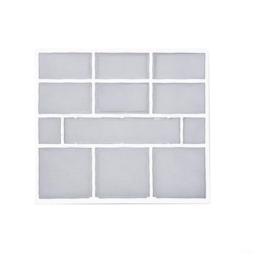Tidevib Klimaanlagen-Filterabdeckung für Innenbereich, Wandmontage, Staubschutz, Netzschutz für Split-System, Heimklimaanlage, einfache Installation, mehrere Größen (31 x 27,5 cm) von Tidevib