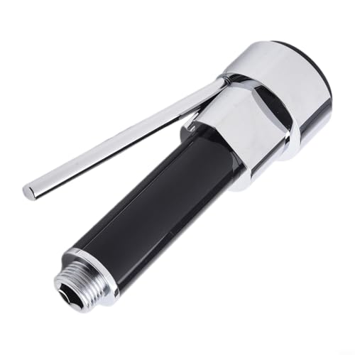 Tidevib Küchenspüle Wasserhahn Sprühkopf Ersatz Dual Mode Wasserdurchfluss Düse Aufsatz mit Anschluss Silber Schwarz Tidevib Küchenspüle Wasserhahn Sprühkopf Ersatz Dual Mode Wasserdurchfluss Düse Aufsatz mit Anschluss Silber Schwarz von Tidevib