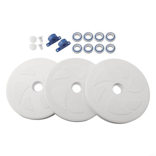 Tidevib Poolreiniger-Set mit C6 großen Rädern, Turbinenlagern, Kugellagern, Kunststoffschrauben für Polaris 180, 280 Druck-Poolsauger Tidevib Poolreiniger-Set mit C6 großen Rädern, Turbinenlagern, Kugellagern, Kunststoffschrauben für Polaris 180, 280 Druck-Poolsauger von Tidevib