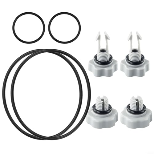 Tidevib Schwimmbadfilterpumpendichtungen Ersatz für Intex für 2500 GPH System mit Luftventilen Sediment Ablassventile Gehäuse O-Ringe Teile Tidevib Schwimmbadfilterpumpendichtungen Ersatz für Intex für 2500 GPH System mit Luftventilen Sediment Ablassventile Gehäuse O-Ringe Teile von Tidevib