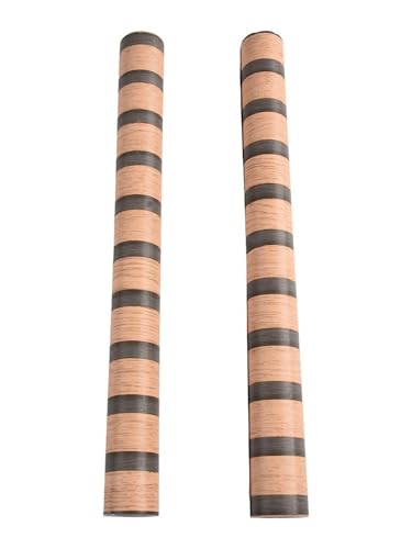 Tidevib Selbstklebende 3D-Holzpaneel-Effekt Wandaufkleber Rolle Faux Holzlattenverkleidung PVC Tapete für Wohnzimmer Schlafzimmer Feature Wanddekoration 0,45 x 5 m 2 Pack von Tidevib