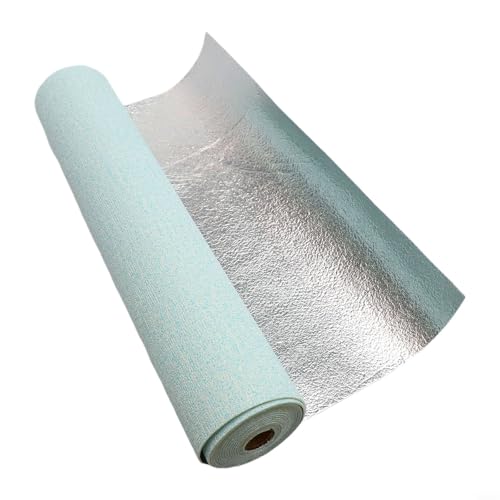 Tidevib Selbsttapetenrolle, wasserdicht, schalldicht, XPE-Material, Wärmedämmung, Heimdekoration, 50 x 300 cm (blau) von Tidevib